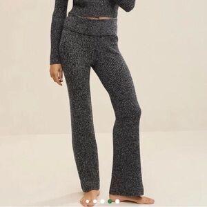 AERIE Cozy Knit Gray Pants NEW medium